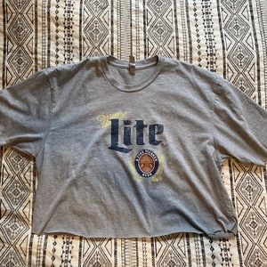 Miller Lite Cropped Tee